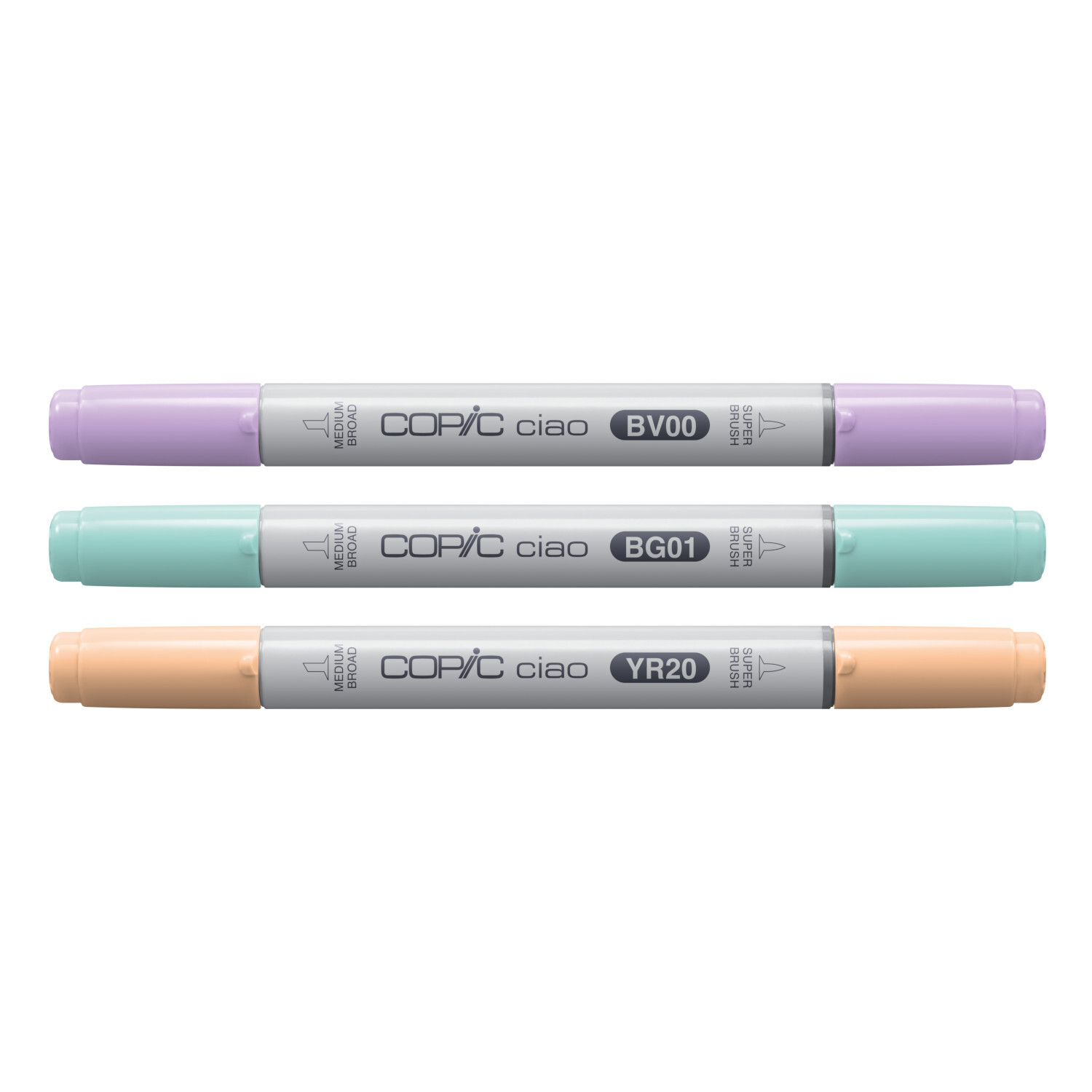 Marker Set Ciao Layer & Mix Pastell Palette 3 Stück von Copic