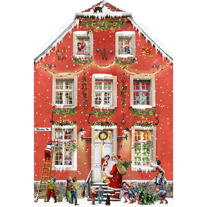 Adventskalender - Aufstellkalender - Weihnachten Bei Uns Zuhaus von Coppenrath, Münster
