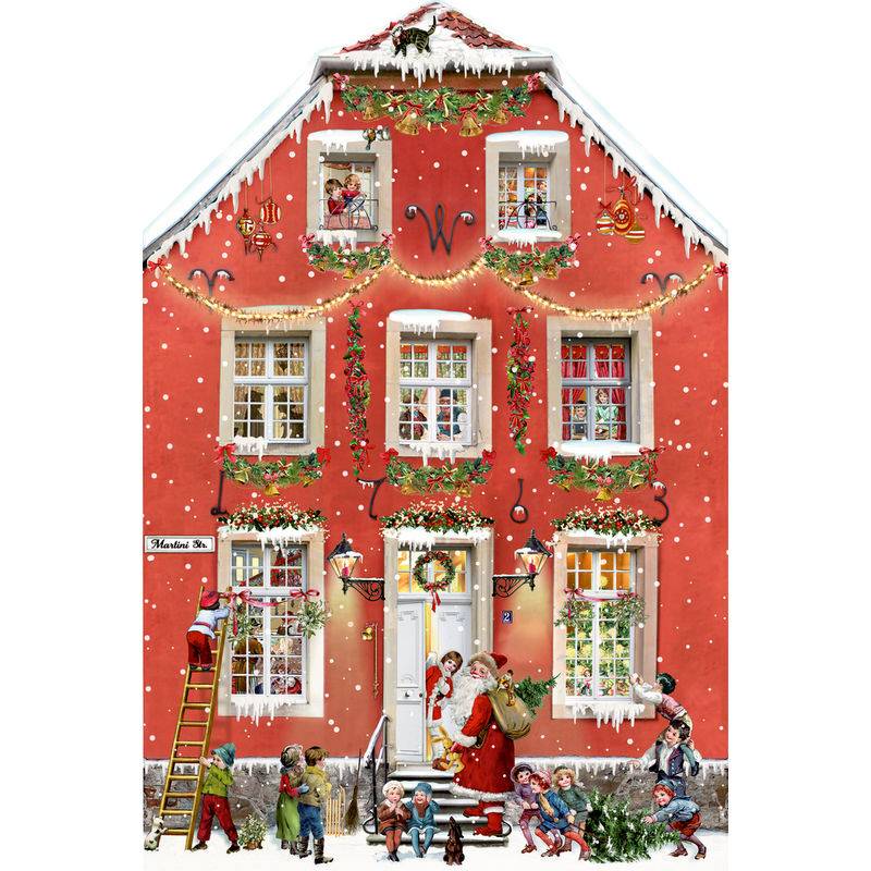 Adventskalender - Aufstellkalender - Weihnachten Bei Uns Zuhaus von Coppenrath, Münster