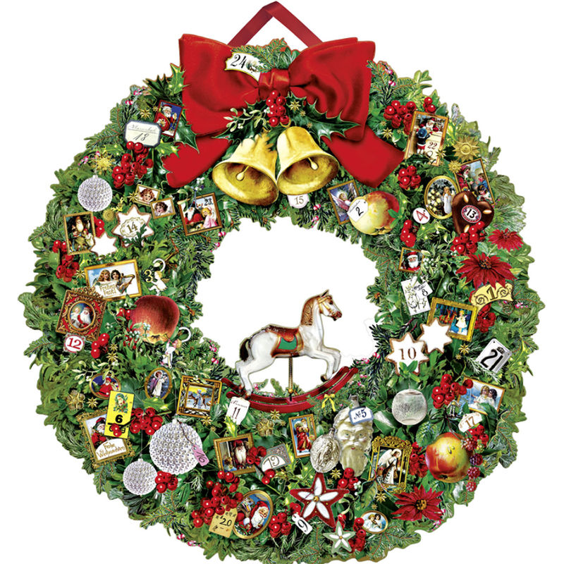 Adventskalender - Festlicher Weihnachtskranz. Christmassy Wreath. La Couronne De Noël von Coppenrath, Münster