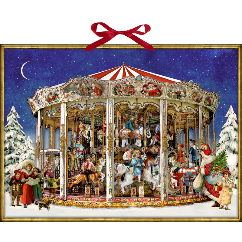 Nostalgisches Weihnachtskarussell. Nostalgic Carousel. Manège De Noël Rétro von Coppenrath, Münster