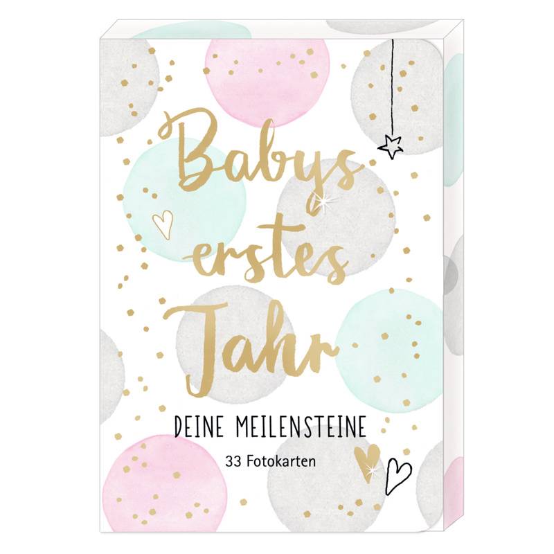 Fotokarten-Box - Babys Erstes Jahr - Deine Meilensteine, von Coppenrath, Münster