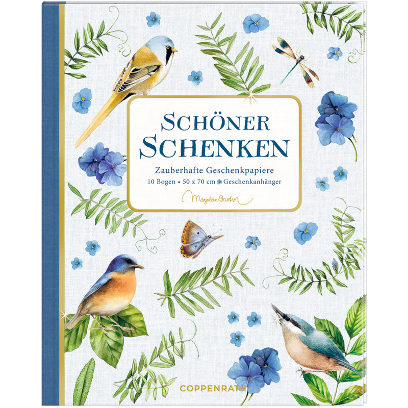 Geschenkpapier-Buch - Schöner Schenken - M. Bastin von Coppenrath, Münster