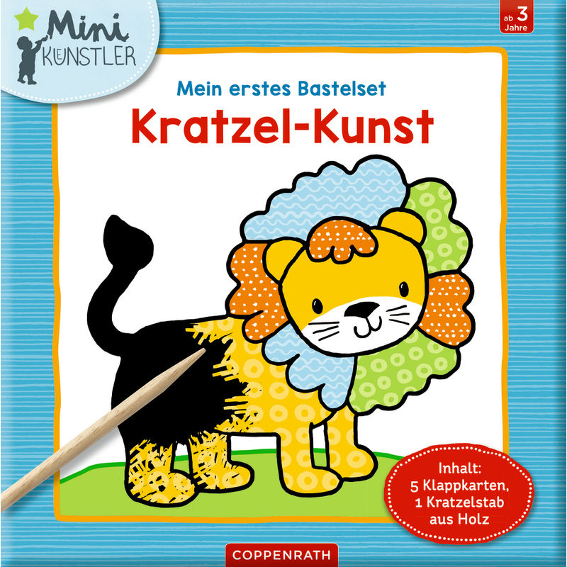 Mini-Künstler / Mein Erstes Bastelset: Kratzel-Kunst, Kartoniert (TB) von Coppenrath, Münster