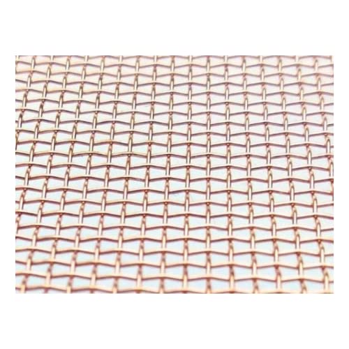 CopperGarden Kupfergewebe 33 x 33 cm quadratisch I feines Netz aus Kupferdraht I max. 1 mm Maschenweite I einsetzbar als Sieb, Filter & Füllkörper beim Destillieren I Kupfernetz schneid- & biegbar von Copper Garden