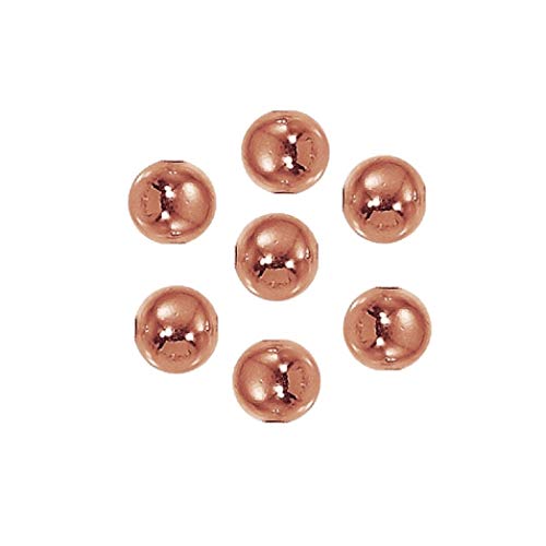 Echte massive Kupferperlen, hohlgesäumt, 3 mm, 100 Stück Echte massive Kupferperlen, hohlgesäumt, 3 mm, 100 Stück von Copper wire USA