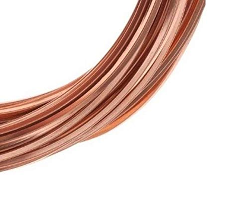 Kupferdraht, quadratisch 14 Ga - 25 Ft Coil Bright Copper von Copper wire USA