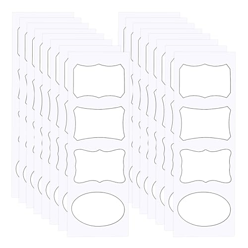 Coptiner 64PCS Selbstklebendes Etikett 8 x 4cm entfernbare klebrige Blatt-Etikett-Adresse wiederverwendbare Lebensmittelbehälter-Aufkleber für Druckbüro-Verpackungen-Umschläge Weiß Coptiner 64PCS Selbstklebendes Etikett 8 x 4cm entfernbare klebrige Blatt-Etikett-Adresse wiederverwendbare Lebensmittelbehälter-Aufkleber für Druckbüro-Verpackungen-Umschläge Weiß von Coptiner