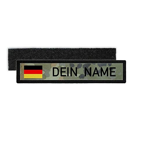 Copytec Deutschland BW Namenschild Patch mit Namen Bundeswehr Flecktarn Aufnäher #24347 von Copytec