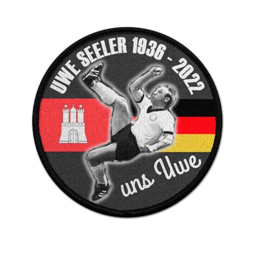 Copytec Patch Uwe Seeler Uns Uwe Gedenk Aufnäher Fußball Legende Trikot Hamburg #40101 von Copytec