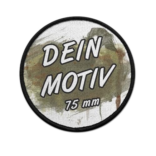 Patch Aufnäher rund 75 mm Durchmesser mit Wunschmotiv personalisiert #27890 Patch Aufnäher rund 75 mm Durchmesser mit Wunschmotiv personalisiert #27890 von Copytec