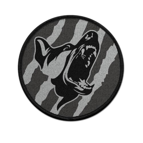 Patch schwarz grau Hundestaffel Polizei Schäferhund DSH Tarn Uniform #16885 von Copytec