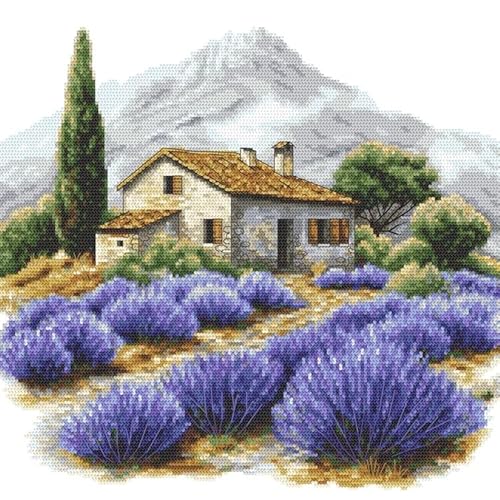Coricamo Stickset Kreuzstich Komplettset für Erwachsene | Zählmuster Stickerei Set mit Aida-Stoff 14ct, Stickgarn, Nadel & Muster | DIY Handarbeit Anfänger & Fortgeschrittene | Bergige Provence Coricamo Stickset Kreuzstich Komplettset für Erwachsene | Zählmuster Stickerei Set mit Aida-Stoff 14ct, Stickgarn, Nadel & Muster | DIY Handarbeit Anfänger & Fortgeschrittene | Bergige Provence von Coricamo