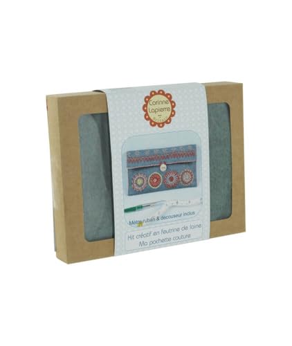 Corinne Lapierre Nähbeutel aus Wolle, Felt Craft Mini-Set, mehrfarbig, 15 x 8 cm Corinne Lapierre Nähbeutel aus Wolle, Felt Craft Mini-Set, mehrfarbig, 15 x 8 cm von Corinne Lapierre
