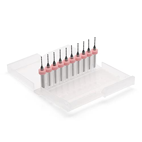 Corintian HSS Micro PCB Bohrer Set – 10 Stück Ø 0.1-1.0 mm, Präzisionsbohrer für PCB, Platinen, Kunststoff, 3D-Filament, Modellbau & Elektronik Corintian HSS Micro PCB Bohrer Set – 10 Stück Ø 0.1-1.0 mm, Präzisionsbohrer für PCB, Platinen, Kunststoff, 3D-Filament, Modellbau & Elektronik von Corintian