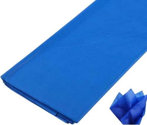 Hochwertiges Geschenkpapier, 50,8 x 66 cm, geeignet für selbstgemachte Papierblumen, Geschenke, Blumen, Bastelverpackungen (dunkelblau) von Corkwaw