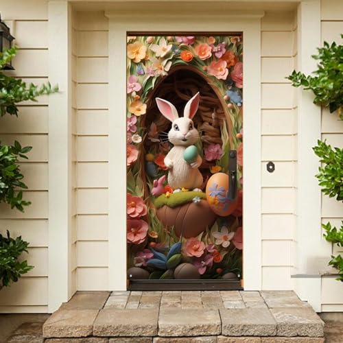 Oster-Türbanner, Happy Easter Bunny, Türabdeckung, Banner für Ostern, Dekoration, Ostern, Foto, Hintergrund aus Stoff, für Ostern, Outdoor, Aktivitäten, Dekoration Oster-Türbanner, Happy Easter Bunny, Türabdeckung, Banner für Ostern, Dekoration, Ostern, Foto, Hintergrund aus Stoff, für Ostern, Outdoor, Aktivitäten, Dekoration von Corlidea