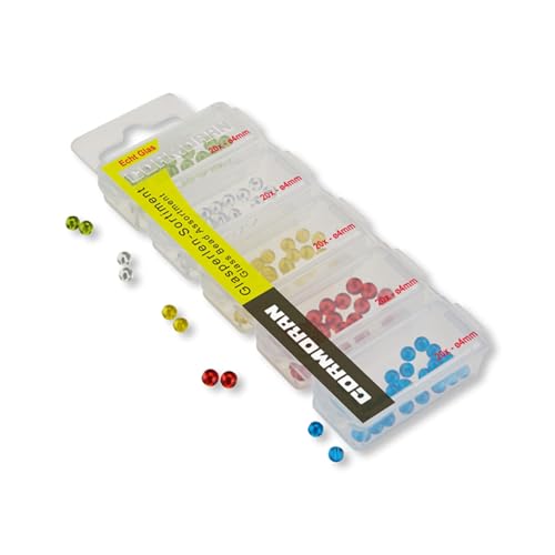 Cormoran Glasperlen-Sortiment versch. Farben ø4mm SB100 von Cormoran