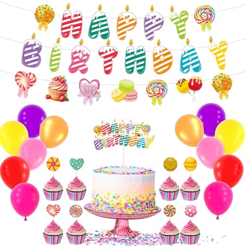 Cornholepy Geburtstagsdekorationen, Weltraumthema Party Dekorationen, Banner hängende Wirbel Luftballons Luftschlangen Cupcake Toppers Cornholepy Geburtstagsdekorationen, Weltraumthema Party Dekorationen, Banner hängende Wirbel Luftballons Luftschlangen Cupcake Toppers von Cornholepyㅤ