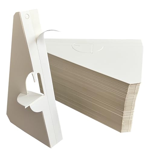 CoroRio 7,6 cm selbstklebende Karton-Staffelei-Rückwände, 60 Stück Bilderrahmen und Kunstpapier-Staffelei, Verwendung für Fotos, Schilder, Handwerk und Pappständer zum Ausstellen von CoroRio