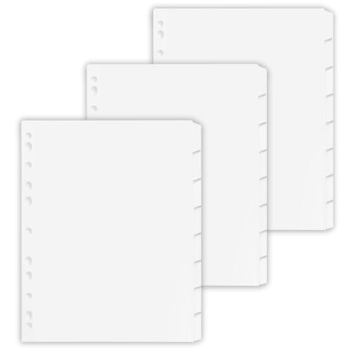 CoroRio Ordner-Trennblätter mit Reitern, reißfeste Registerkarten für 3-Ringordner, 21,6 x 27,9 cm, Briefgröße, Index-Seitenteiler zum Organisieren von Notizbüchern und Rezeptbüchern (3 Sets, 24 Blatt CoroRio Ordner-Trennblätter mit Reitern, reißfeste Registerkarten für 3-Ringordner, 21,6 x 27,9 cm, Briefgröße, Index-Seitenteiler zum Organisieren von Notizbüchern und Rezeptbüchern (3 Sets, 24 Blatt von CoroRio