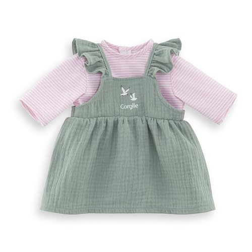 Corolle Kleid mit Rüschen und T-Shirt mit Loire-Rand, Kleidung, für Puppen, 42 cm, ab 2 Jahren, 9000160160 Corolle Kleid mit Rüschen und T-Shirt mit Loire-Rand, Kleidung, für Puppen, 42 cm, ab 2 Jahren, 9000160160 von Corolle