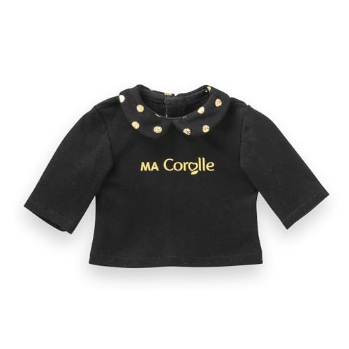 Ma Corolle 9000212870 T-Shirt, schwarz und Gold, Kleidung für Puppen Ma Corolle, 36 cm, ab 3 Jahren von Corolle