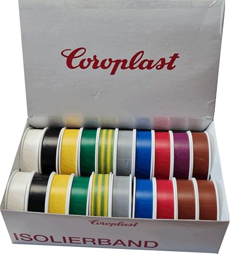 Isolierband Coroplast Box VDE Isoband Klebeband Elektriker Band Violett von Coroplast