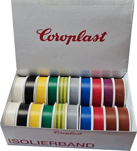 Isolierband Coroplast Box VDE Isoband Klebeband Elektriker Band Violett von Coroplast