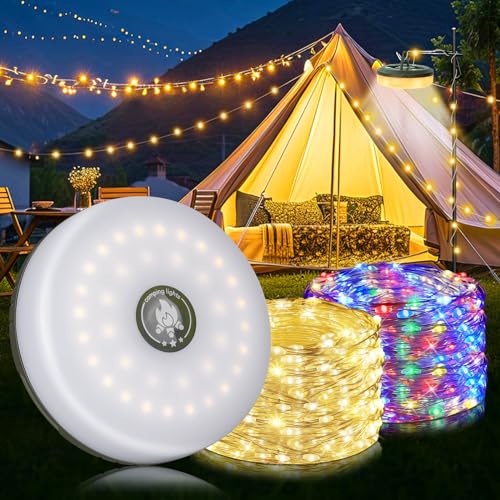 Corpower Lichterkette Aufrollbar Weihnachtsdeko 10m, Lichterkette Camping Vielseitige Wasserdicht Weihnachtsbeleuchtung Auße mit 8 Beleuchtungsmodi, für Weihnachten Party Traufe Vorbau Geländer Corpower Lichterkette Aufrollbar Weihnachtsdeko 10m, Lichterkette Camping Vielseitige Wasserdicht Weihnachtsbeleuchtung Auße mit 8 Beleuchtungsmodi, für Weihnachten Party Traufe Vorbau Geländer von Corpower