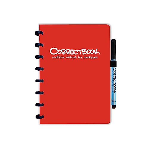 Correctbook DIN A5 red blanko DIN A5 red blanko Notizbuch Rot DIN A5 von Correctbook