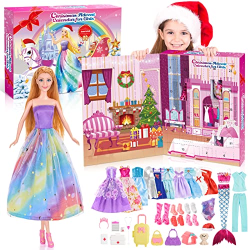 Adventskalender 2022 Kinder Mädchen, Corrit Geschenk Mädchen 3 4 5 6 7 8 Jahre Spielzeug ab 3-10 Jahre Mädchen Weihnachtskalender Kleidung für Puppe ab 3 Jahre Weihnachts Geschenke für Kinder Mädchen Adventskalender 2022 Kinder Mädchen, Corrit Geschenk Mädchen 3 4 5 6 7 8 Jahre Spielzeug ab 3-10 Jahre Mädchen Weihnachtskalender Kleidung für Puppe ab 3 Jahre Weihnachts Geschenke für Kinder Mädchen von Corrit