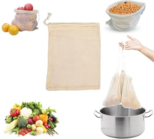 Netz zum Kochen von Gemüse, Kichererbsen, Linsen und Bohnen, Netzstoff, 20 x 25 cm, für Express-Topf, Gemüsekochbeutel, Druckkochtopf, Küchen- und Lebensmittelnetz Netz zum Kochen von Gemüse, Kichererbsen, Linsen und Bohnen, Netzstoff, 20 x 25 cm, für Express-Topf, Gemüsekochbeutel, Druckkochtopf, Küchen- und Lebensmittelnetz von Corvus Home