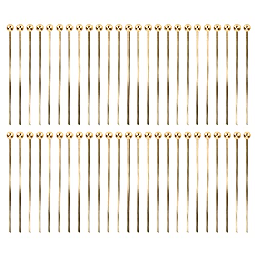 Cosiki Kugelkopf-Stifte, Kugelkopfnadeln aus Edelstahl, langlebig, für Mode-Accessoires für Mädchen, für die Liebe (30 mm) von Cosiki