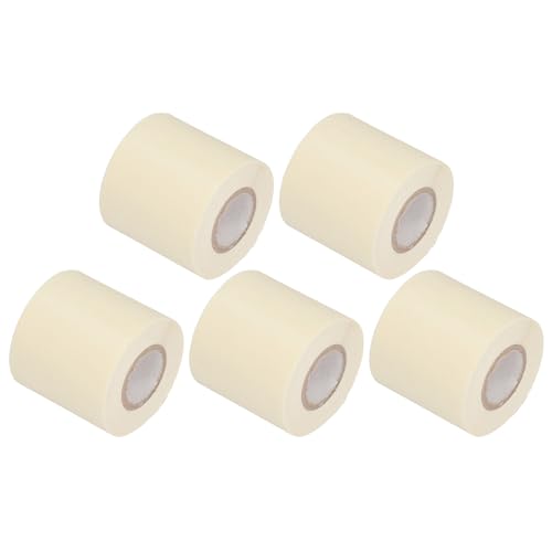 Cosiki PVC -Klebeband, AC -Klebeband für Klimaanlagen Kanal, Anti Aging 5PCS Rohrverpackungsband für Elektronische Teile und Steckverbinder (Beige) von Cosiki