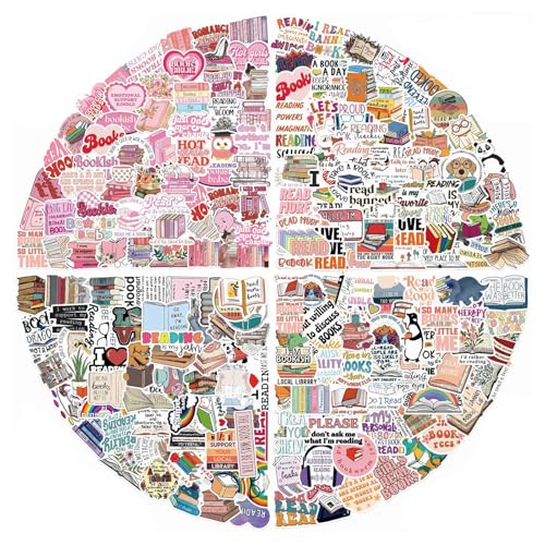 Cosmeria 200 Stück Buch Lesen Vintage Aufkleber, Aesthetic Bookish Sticker Wasserdicht, Für Scrapbooking, Journaling, Laptops Und Mehr Cosmeria 200 Stück Buch Lesen Vintage Aufkleber, Aesthetic Bookish Sticker Wasserdicht, Für Scrapbooking, Journaling, Laptops Und Mehr von Cosmeria