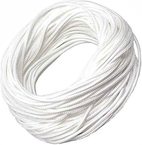 Raffrolloschnur 1,2 mm weiß 20 Meter Schnur für österreichische Festoon Schnur von Cosotrish