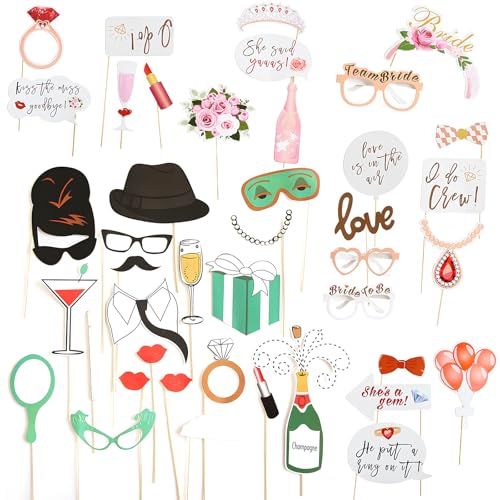 43 Stück Rosa JGA Frauen Bride to Be Deko Fotobox Hochzeit JGA Spiele Frauen Photo Booth Props für Hochzeit Jungesellinenabschied Braut Party Geburtstag Abschlussball 43 Stück Rosa JGA Frauen Bride to Be Deko Fotobox Hochzeit JGA Spiele Frauen Photo Booth Props für Hochzeit Jungesellinenabschied Braut Party Geburtstag Abschlussball von Cosswe