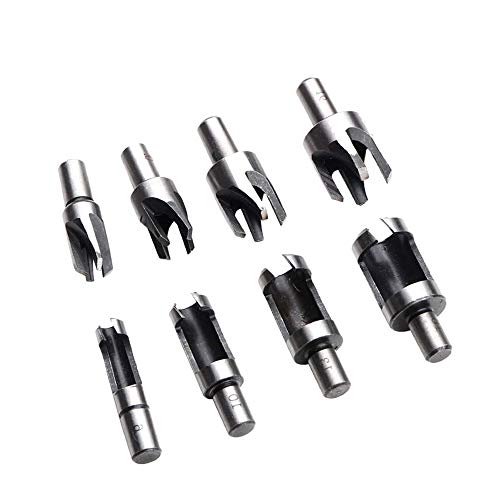 8 Stück Zapfenbohrer Set,Holz Plug Cutter Bohrer Set,Rundschaft Kohlenstoffstahl Klaue & konisch Bohrer Set HSS Zapfenbohrer Fräser Holz Plug Bits für Holzbearbeitung 6mm/10mm/13mm/16mm 8 Stück Zapfenbohrer Set,Holz Plug Cutter Bohrer Set,Rundschaft Kohlenstoffstahl Klaue & konisch Bohrer Set HSS Zapfenbohrer Fräser Holz Plug Bits für Holzbearbeitung 6mm/10mm/13mm/16mm von Cosswe