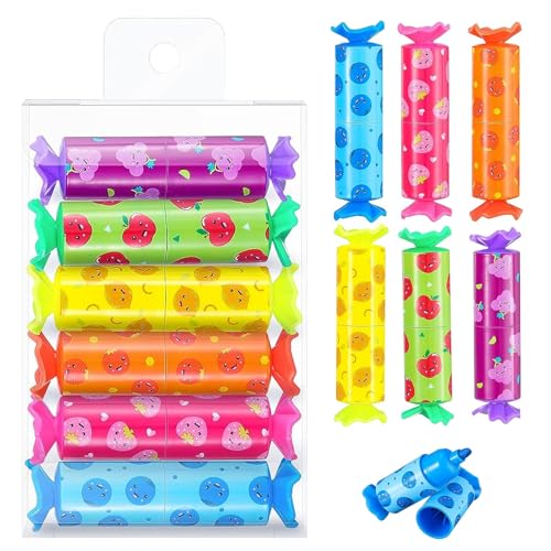 Cosswe 24 Stück Mini Textmarker Bonbon,Textliner Stifte Süßigkeiten Kinder Highlighter Marker,Bonbon Marker Stifte für Zuhause, Schule, Büro, Erwachsene Kinder Geschenke Cosswe 24 Stück Mini Textmarker Bonbon,Textliner Stifte Süßigkeiten Kinder Highlighter Marker,Bonbon Marker Stifte für Zuhause, Schule, Büro, Erwachsene Kinder Geschenke von Cosswe