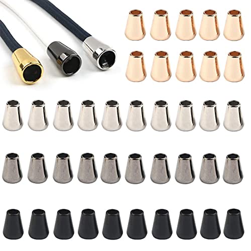 Metall Kordelendstücke,40Stück Metall Kordelenden Kordelstopper Einloch Kordelenden Kordel Verschluss Kordelklemme für Schnüre Kordeln Fäden von Lanyard Kleidung Rucksack Sportwear Paracord Metall Kordelendstücke,40Stück Metall Kordelenden Kordelstopper Einloch Kordelenden Kordel Verschluss Kordelklemme für Schnüre Kordeln Fäden von Lanyard Kleidung Rucksack Sportwear Paracord von Cosswe