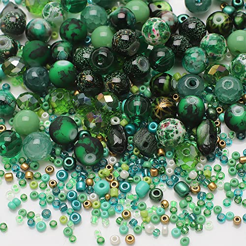 Cosyhav 1 Packung grüne Glasperlen für die Schmuckherstellung Cosyhav 1 Packung grüne Glasperlen für die Schmuckherstellung von Cosyhav