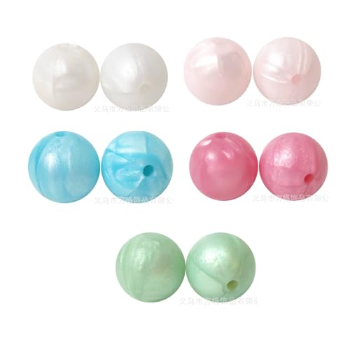 Cosyhav 50 Stück 15 mm Silikonperlen für Schlüsselanhänger Cosyhav 50 Stück 15 mm Silikonperlen für Schlüsselanhänger von Cosyhav