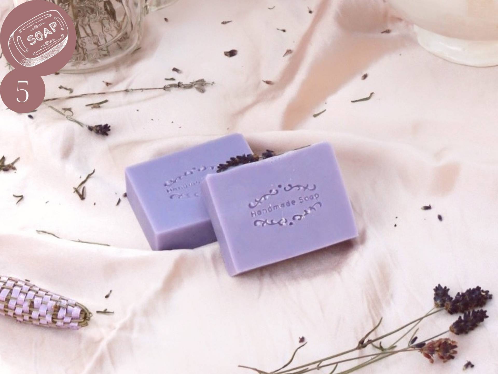 Handseife Lavendel 5Er Pack - Glycerinseife Vegan Lavendelseife Aus Glycerin Handseife Lavendel 5Er Pack - Glycerinseife Vegan Lavendelseife Aus Glycerin von CottageandRose