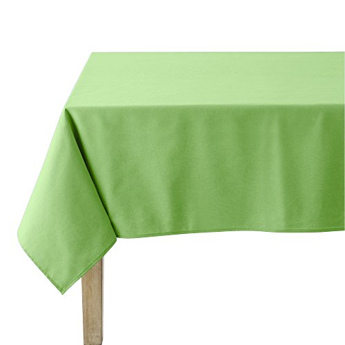 Coucke Tischdecke Rechteck Uni Brokkoli Baumwolle 160 x 240 cm von Coucke