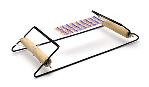 Cousin Traditional Bead Loom Weaving Kit Zum Weben von Armbändern, Halsketten, Schlüsselanhängern, Gürteln, Dekorationen, Metall, Schwarz, Оne Расk Cousin Traditional Bead Loom Weaving Kit Zum Weben von Armbändern, Halsketten, Schlüsselanhängern, Gürteln, Dekorationen, Metall, Schwarz, Оne Расk von Cousin