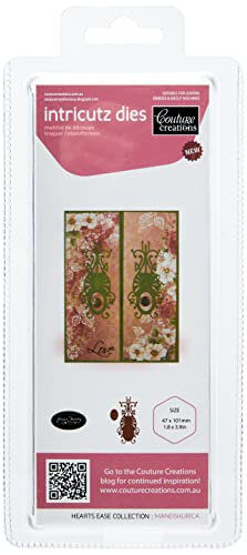 Couture Creations Mandshurica Herzen Ease Intricutz Stanzform, Metall, Schwarz, 22.1 x 9.7 x 0.7 cm Couture Creations Mandshurica Herzen Ease Intricutz Stanzform, Metall, Schwarz, 22.1 x 9.7 x 0.7 cm von Couture Creations
