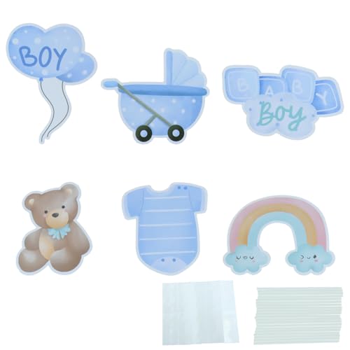 Babyparty Tortendeko Taufe Junge Deko, Baby Cupcake Topper, Baby Boy Deko Kuchen, Shower Junge, Party Dekoration fur Babydusche Babyparty Tortendeko Taufe Junge Deko, Baby Cupcake Topper, Baby Boy Deko Kuchen, Shower Junge, Party Dekoration fur Babydusche von Cozevdnt