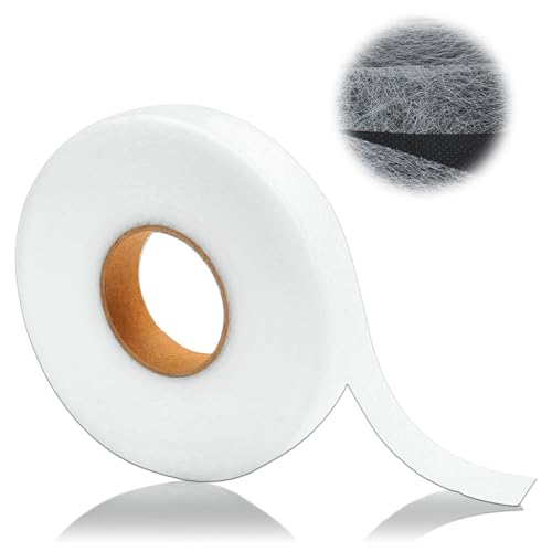 Cozevdnt 1Rolle Saumband Zum Aufbügeln Bügelband, Gardinenband Zum Aufbügeln, Stoff Kleben Statt Nähen, Saumband Selbstklebend Cozevdnt 1Rolle Saumband Zum Aufbügeln Bügelband, Gardinenband Zum Aufbügeln, Stoff Kleben Statt Nähen, Saumband Selbstklebend von Cozevdnt