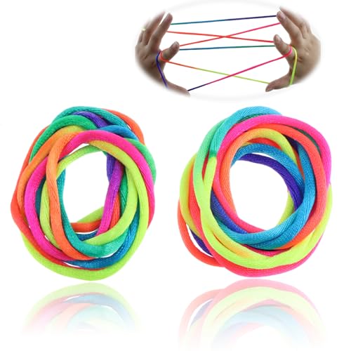 Cozevdnt Fadenspiel Regenbogen Fingerspiel Rainbow Rope, 2 Stück Fadenspiel, Finger Twist Fadenspiel, 2 Stück Fadenspiel , Finger Twist Fadenspiel Cozevdnt Fadenspiel Regenbogen Fingerspiel Rainbow Rope, 2 Stück Fadenspiel, Finger Twist Fadenspiel, 2 Stück Fadenspiel , Finger Twist Fadenspiel von Cozevdnt